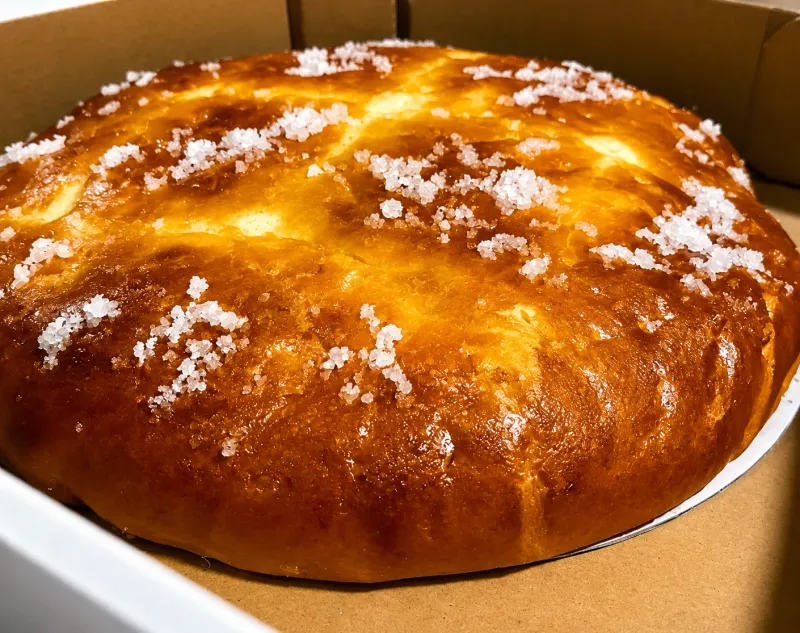 Pan gallego artesano de masa madre